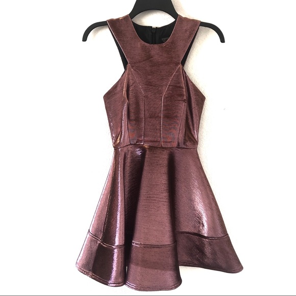 GIANNI BINI METALLIC DRESS - Picture 2 of 10